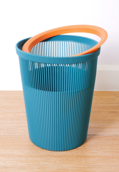 ถังขยะทรงกลมลายเส้น (8 L) MT5551 - Image 4