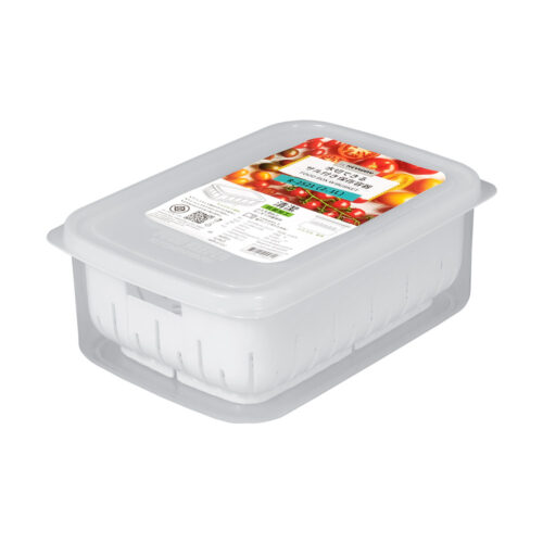 กล่องถนอมอาหารพร้อมตะแกรงรอง (2.1 L) R-2521