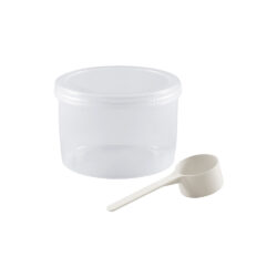 กระปุกทรงกลมพร้อมช้อน (850 ml.) PS-0850 - Image 2